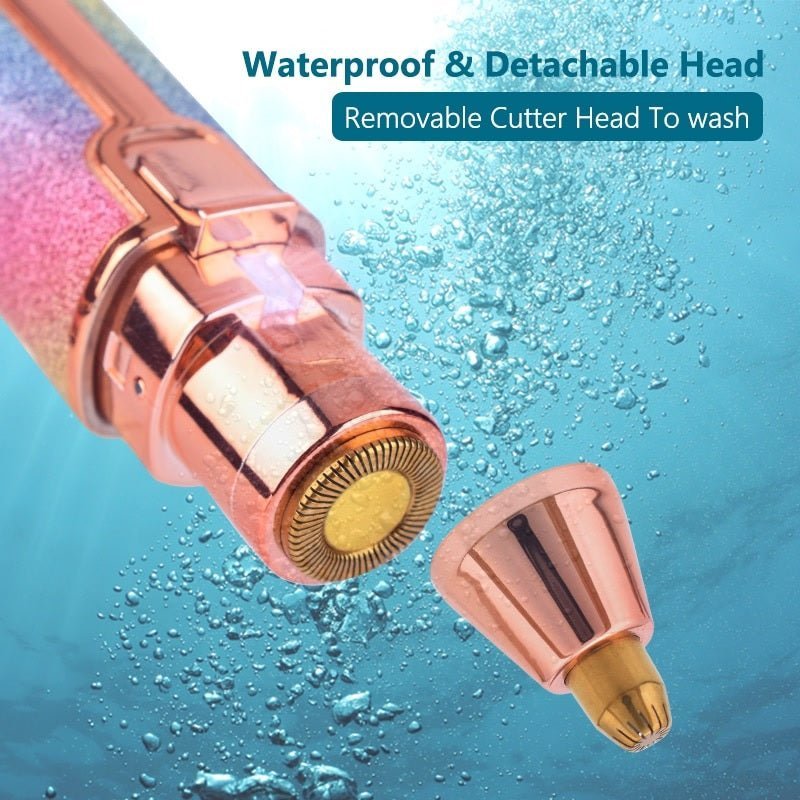 2 in 1 Facial Hair Remover | Eyebrow Trimmer | Rechargeable | Free Gift Card 🎁 - Nuvenza