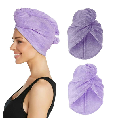 Quick Hair Drying Cap Towel Wrap