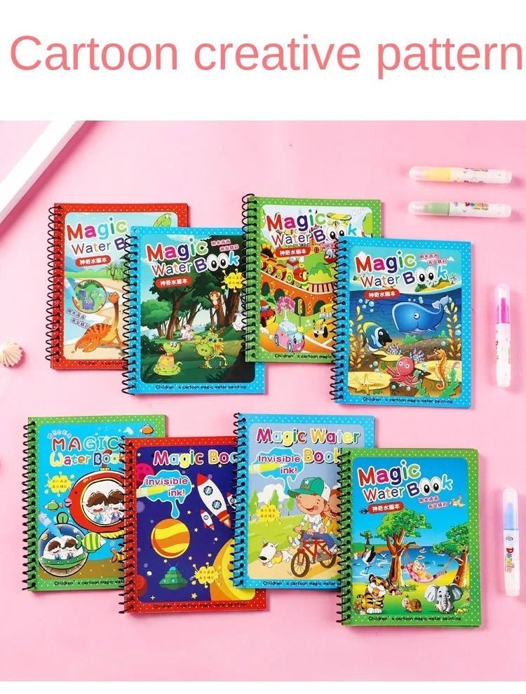 Magic Water Painting Books ( Pack of 3 Books ) - Nuvenza