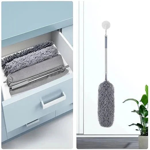 Microfiber Duster – 8Ft Extra Long Extendable Handle (Imported Quality) - Nuvenza